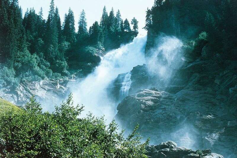 Krimml Waterfalls in the Zillertal