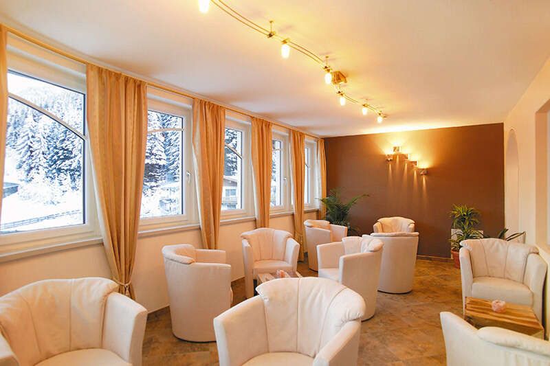 Lounge in the Alpenherz Hotel
